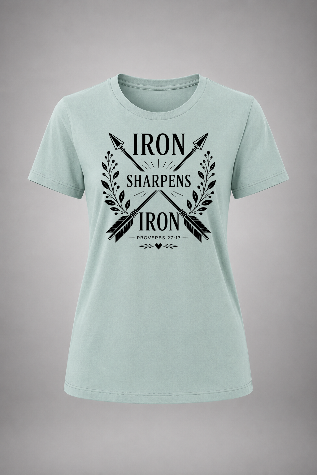 Iron Sharpens Iron (Black Graphic)