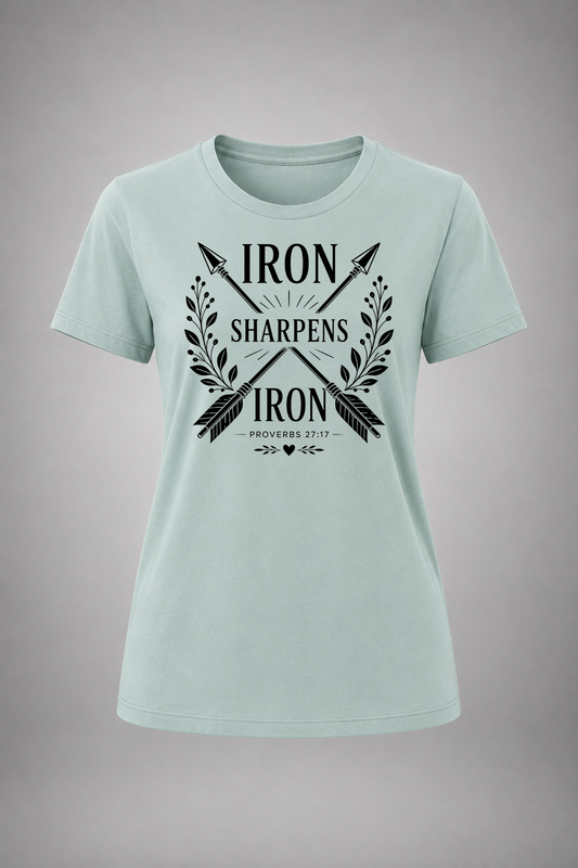 Iron Sharpens Iron (Black Graphic)