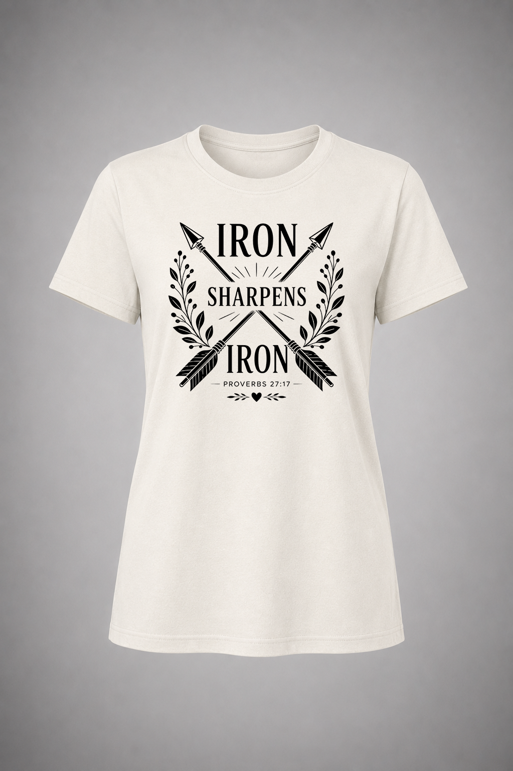 Iron Sharpens Iron (Black Graphic)