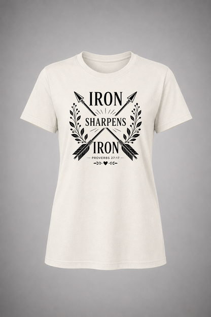 Iron Sharpens Iron (Black Graphic)