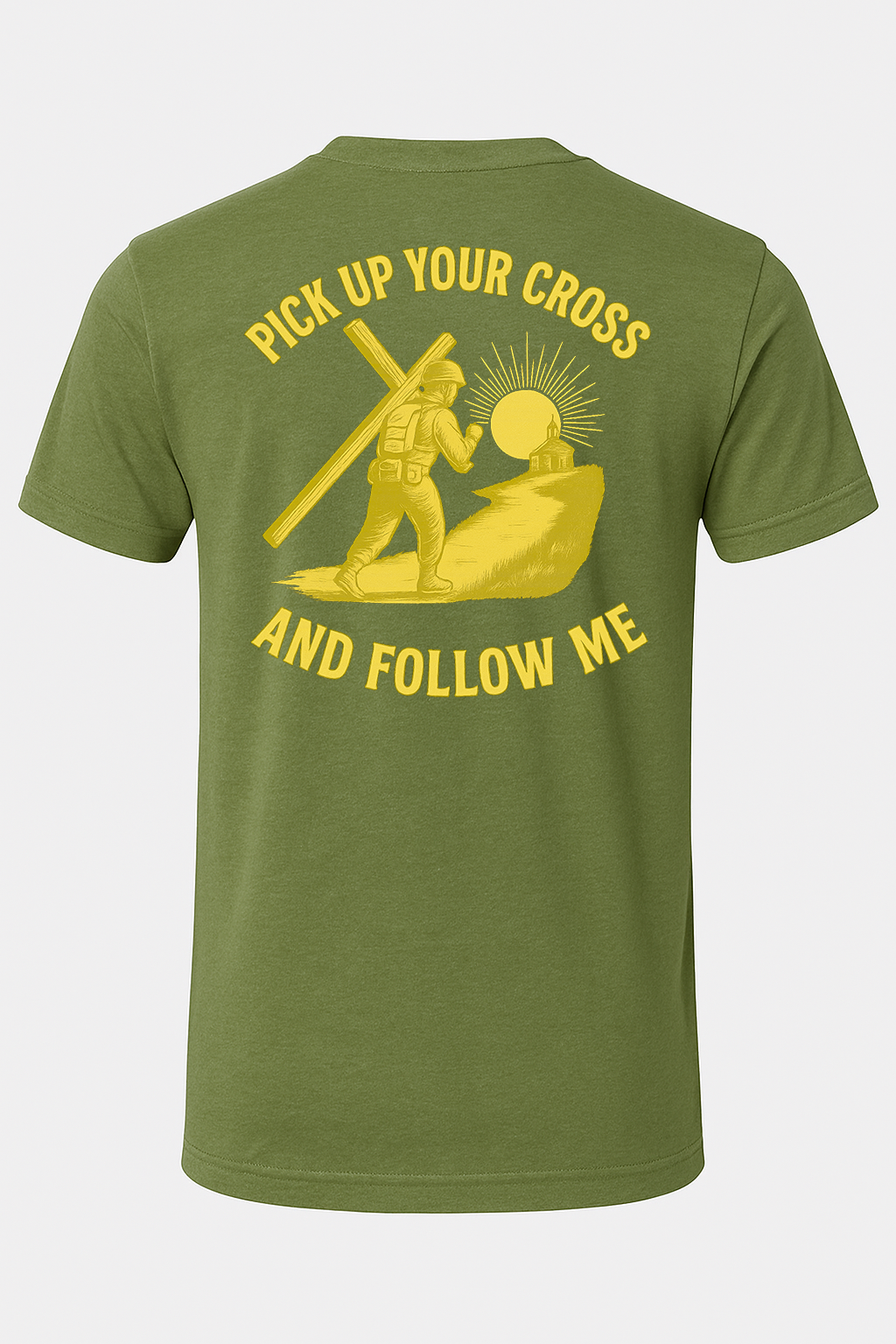 Pick Up Your Cross Distressed